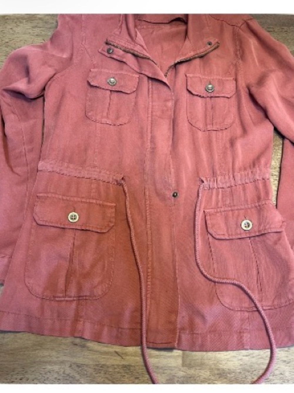 Black Label Utility Jacket in Rose